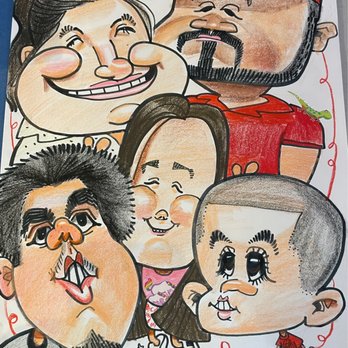 Caricature Party - Recent family portrait - Caricatures Near Me - Honolulu, Hawaii Caricature Party - Recent family portrait - Caricatures Near Me - Honolulu, Hawaii
