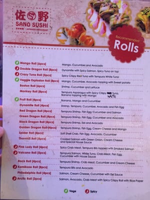 Menu photo 6 Sano Sushi Thornhill, ON