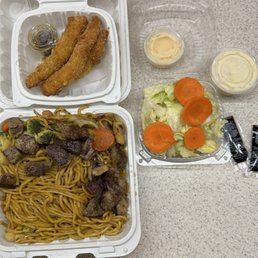 Combination Hibachi Noodle