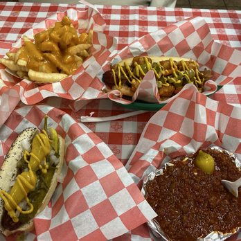 Ding Dong Dogs - Dogs with cheesy fries and side of chili - Hot Dogs Near Me - Kansas City, Missouri