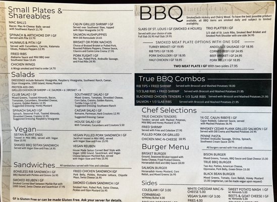 Menu photo 2 True Eats & Drinks Munster, IN Menu photo 2 True Eats & Drinks Munster, IN