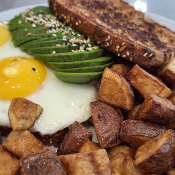 Jam & Toast - Avacado toast with sunny side up eggs - Breakfast & Brunch Near Me - Suwanee, Georgia Jam & Toast - Avacado toast with sunny side up eggs - Breakfast & Brunch Near Me - Suwanee, Georgia