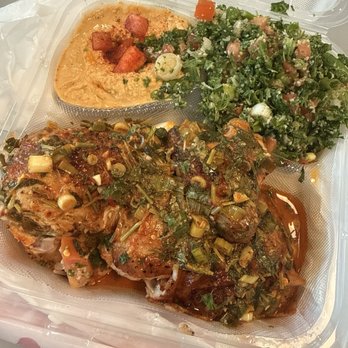 Chicken Maison - 1/2 Lemon Garlic Chicken Combo - Mediterranean Near Me - Santa Ana, California