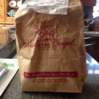 Western Bagel - This is a western bagel bag - Bagels Near Me - Burbank, California Western Bagel - This is a western bagel bag - Bagels Near Me - Burbank, California