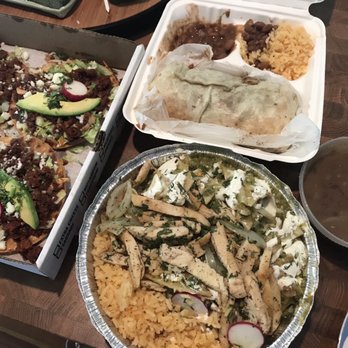 Viva Cinco De Mayo - This week's quarantine feast, 3 Tostadas, Chilaquiles with Chicken, & Burrito - Mexican Near Me - Albany, New York Viva Cinco De Mayo - This week's quarantine feast, 3 Tostadas, Chilaquiles with Chicken, & Burrito - Mexican Near Me - Albany, New York