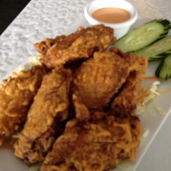 Maile's Thai Bistro - Angel Wings with aioli - Thai Near Me - Honolulu, Hawaii