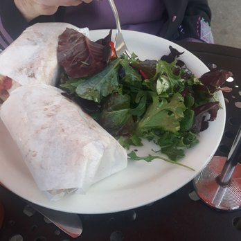 Urth Caffé - Orange - Capriese sammy and salad - Coffee & Tea Near Me - Orange, California