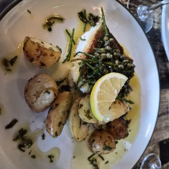 The Winding Stair - Cod with cappers and asparagus - Irish Near Me - Dublin, D