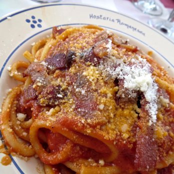 Antica Hostaria Romanesca - Bucatini Amatriciana - Roman Near Me - Rome, RM