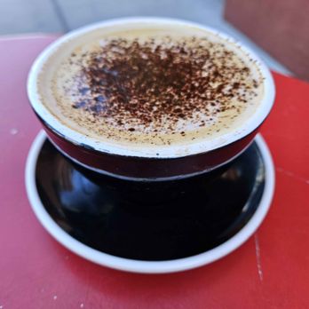 Take It Easy Roasters - Hot Ube Latte - Bakeries Near Me - Las Vegas, Nevada