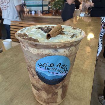 Hola Adios Coffeeshop - Seasonal drink, "Oh My Gourd"! -- @eatwithrica - Coffee & Tea Near Me - Costa Mesa, California