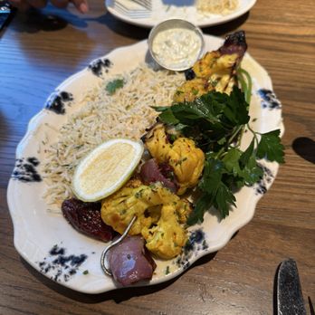Aba - Grilled Cauliflower Kebab - Mediterranean Near Me - Chicago, Illinois