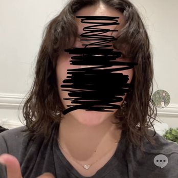 The Grand Salon - what i got... super short bangs which i did NOT ask for - Hair Salons Near Me - Brea, California
