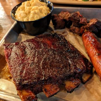 Sauced BBQ & Spirits - Orange - Look at those pork ribs... Yum! - Barbeque Near Me - Orange, California