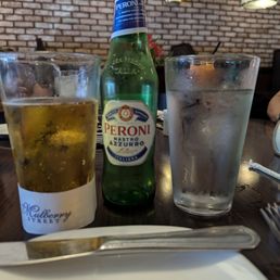 Love a cold Peroni with Italian food