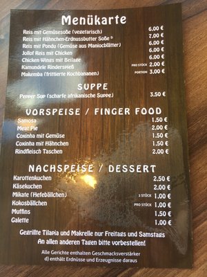Menu photo 2 Afrique Unique Nuremberg, BY