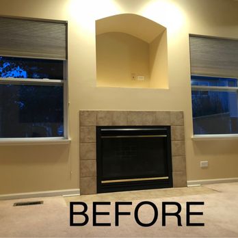 JR Home Improvement - Fireplace before - General Contractors Near Me - Skokie, Illinois JR Home Improvement - Fireplace before - General Contractors Near Me - Skokie, Illinois