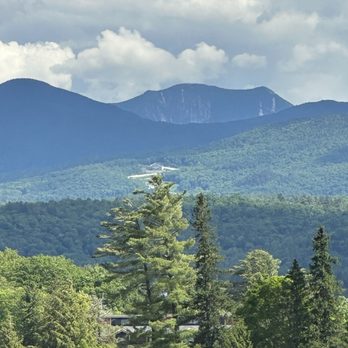 CloudSplitter Rooftop Bar - The bobsled track from the top, the cloud splitter bar - Cocktail Bars Near Me - Lake Placid, New York