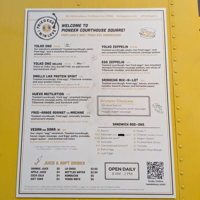 Menu photo 1 Fried Egg I'm In Love Portland, OR Menu photo 1 Fried Egg I'm In Love Portland, OR