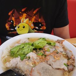 Rare Beef Rice Noodle Soup