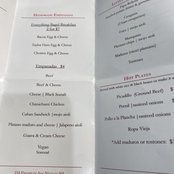 Cubita - Menu - Cuban Near Me - Nutley, New Jersey Cubita - Menu - Cuban Near Me - Nutley, New Jersey