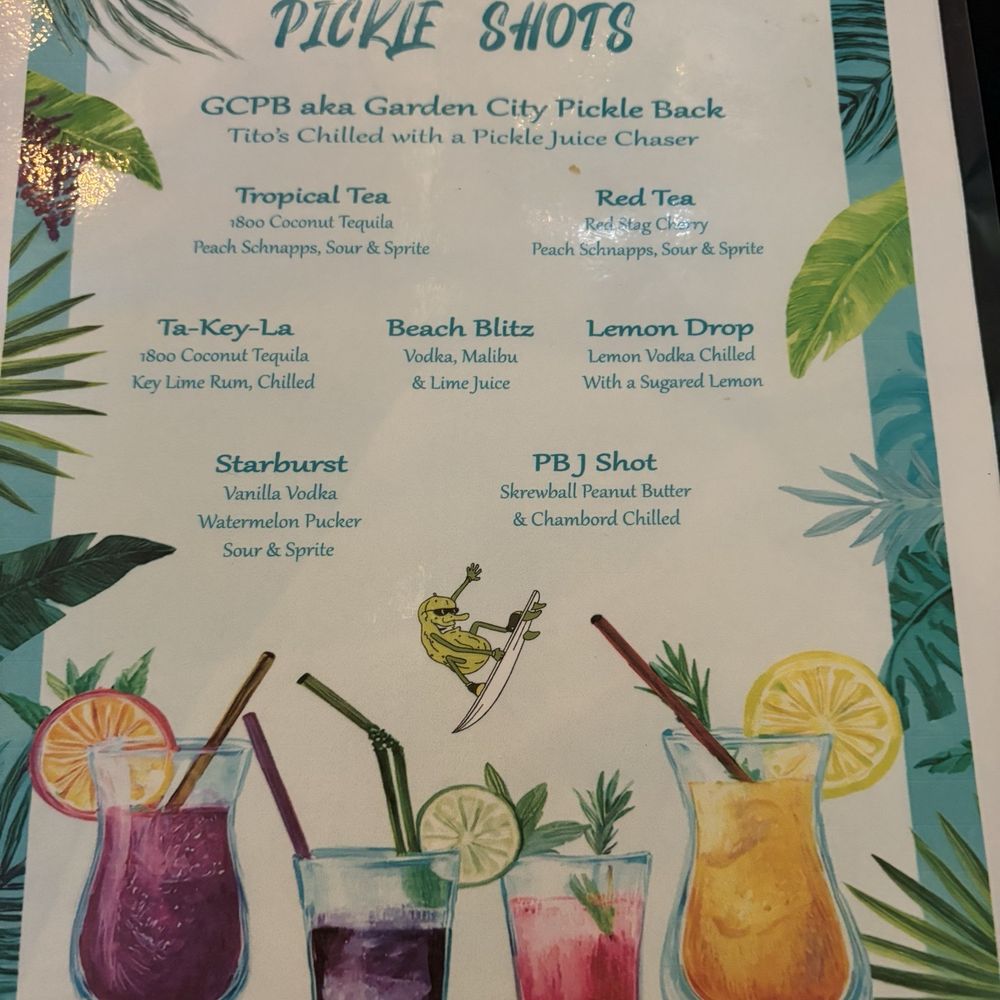 The Salty Pickle - Shot menu 1/3/26 - Pizza Near Me - Myrtle Beach, South Carolina The Salty Pickle - Shot menu 1/3/26 - Pizza Near Me - Myrtle Beach, South Carolina
