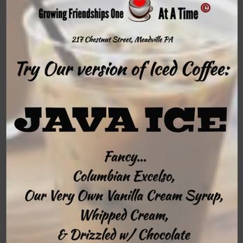 The Java Tree Cafe & Catering - a flyer for the java tree - Cafes Near Me - Meadville, Pennsylvania