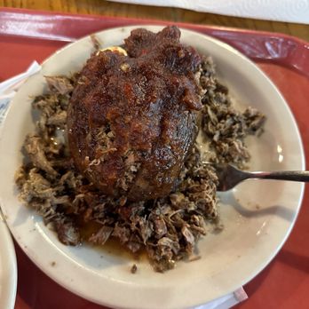 Stubby's BBQ - Stuffed Spud with Briskett - Barbeque Near Me - Hot Springs, Arkansas Stubby's BBQ - Stuffed Spud with Briskett - Barbeque Near Me - Hot Springs, Arkansas