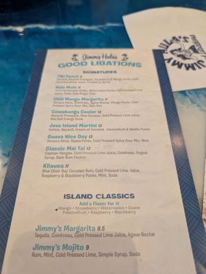Menu photo 5 Jimmy Hula's Melbourne, FL Menu photo 5 Jimmy Hula's Melbourne, FL