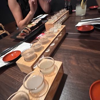 Mujiri - Sake flight - Japanese Near Me - Oakland, California