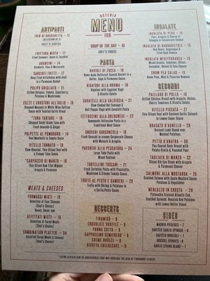 Menu photo 5 Osteria 106 New York, NY Menu photo 5 Osteria 106 New York, NY
