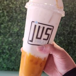 Coconut sago with mango