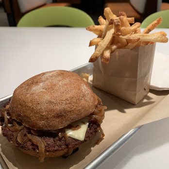 Burger Lounge - The Impossible patty. Burnt onion flavor. - Burgers Near Me - Walnut Creek, California
