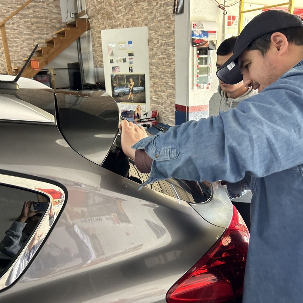 Eagle Style  XPEL Window Tint  - Boris tinting my Infiniti EX35 - Car Window Tinting Near Me - Concord, California