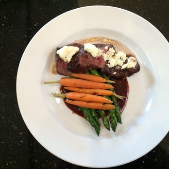 Garden Grille & Bar - Gorgonzola steak with a Demi glacé, fantastic - Bars Near Me - Fontana, California
