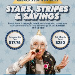 Lampasas Assisted Living - From now through July 4th 2026, our community is celebrating America's 250th birthday with a historic move-in special you won't want to miss