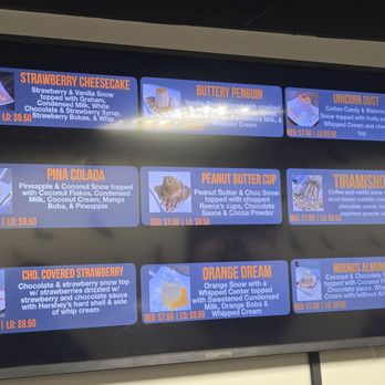 Vampire Penguin - Menu as of 3/28/26 - Desserts Near Me - Summerville, South Carolina