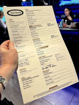 Menu photo 1 Yard House Houston, TX