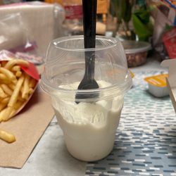 McDonald's - Half full sundae.... Why...