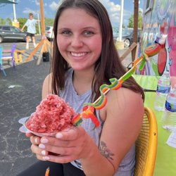 Snow Monster - Enjoying the day with a great looking snow cone