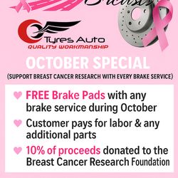 Help us put the brakes on cancer!
10% of proceeds donated to the Cleaveland Clinic.