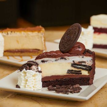 The Cheesecake Factory - a slice of cheesecake - American Near Me - Oxnard, California