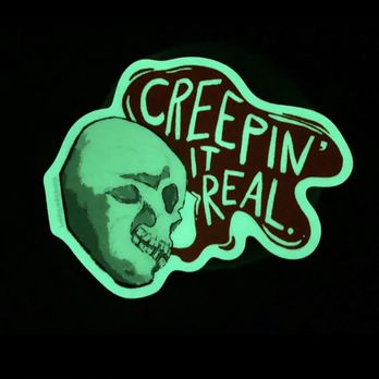 Sticker Ninja - Glow in the Dark Material at night - Printing Services Near Me - Portland, Oregon