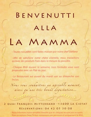 Menu photo 3 La Mamma La Ciotat, 13
