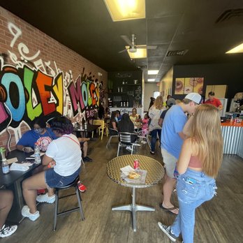 Holey Moley Bagel Bar NYC - Inside view of shop - Bagels Near Me - Orange Park, Florida