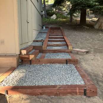 Kinslow Construction - Terraced Steps - General Contractors Near Me - Lake Arrowhead, California