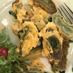 Restaurant Haus Nicklass - Swabian Ravioli with Egg for lunch. Sooo good!