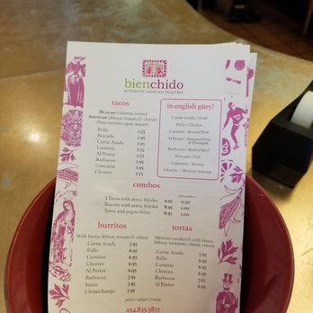 Bien Chido - Menu 1 - Mexican Near Me - Plantation, Florida Bien Chido - Menu 1 - Mexican Near Me - Plantation, Florida