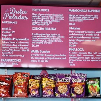 Dulce Paladar - menu - Ice Cream & Frozen Yogurt Near Me - Chesapeake, Virginia Dulce Paladar - menu - Ice Cream & Frozen Yogurt Near Me - Chesapeake, Virginia