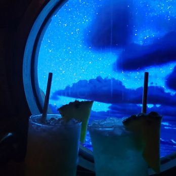 Undertow - Arcadia - Blue Hawaii on the right, I can't remember my friend's drink - Tiki Bars Near Me - Phoenix, Arizona